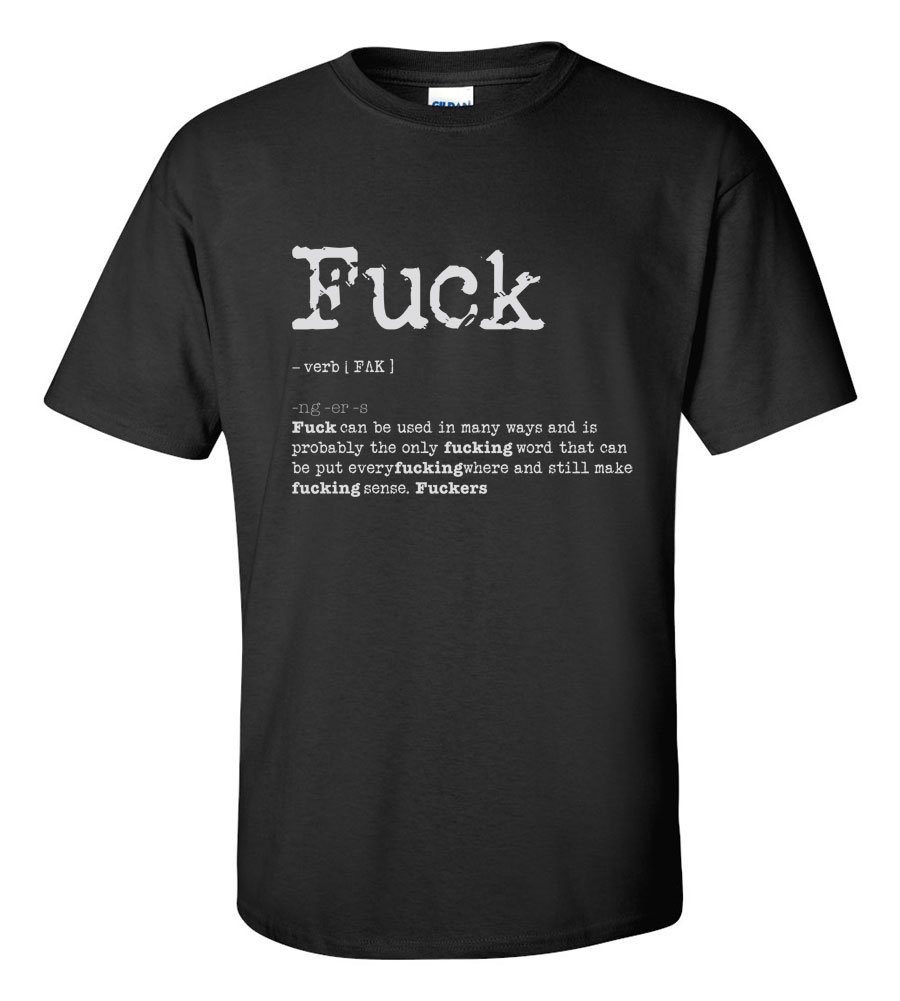 Fuck Word Verb T-shirt